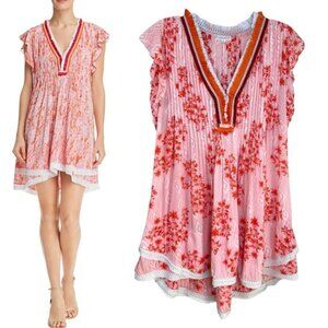 Poupette St. Barth Sasha Embellished Mini Dress, S